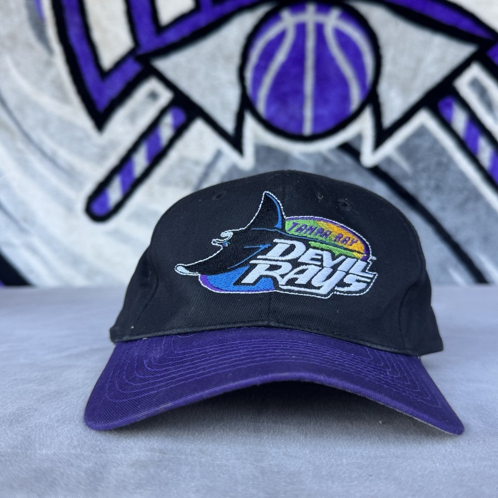 Vintage Annco Tampa Bay‎ Devil Rays hat cap Baseballs MLB